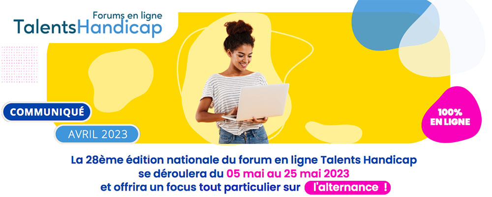 28ème édition du forum en ligne Talents Handicap